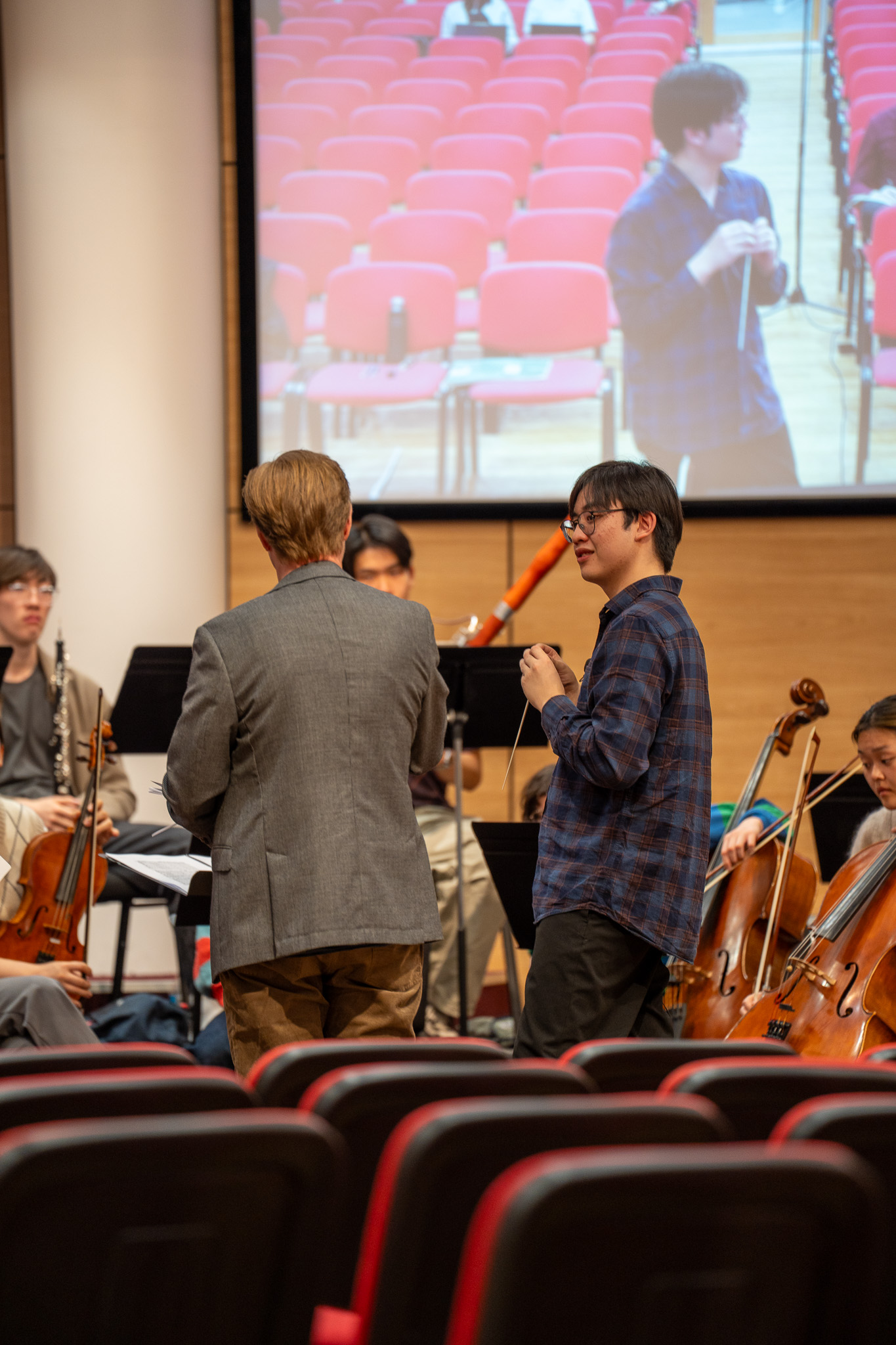 Conducting studio — feedback session